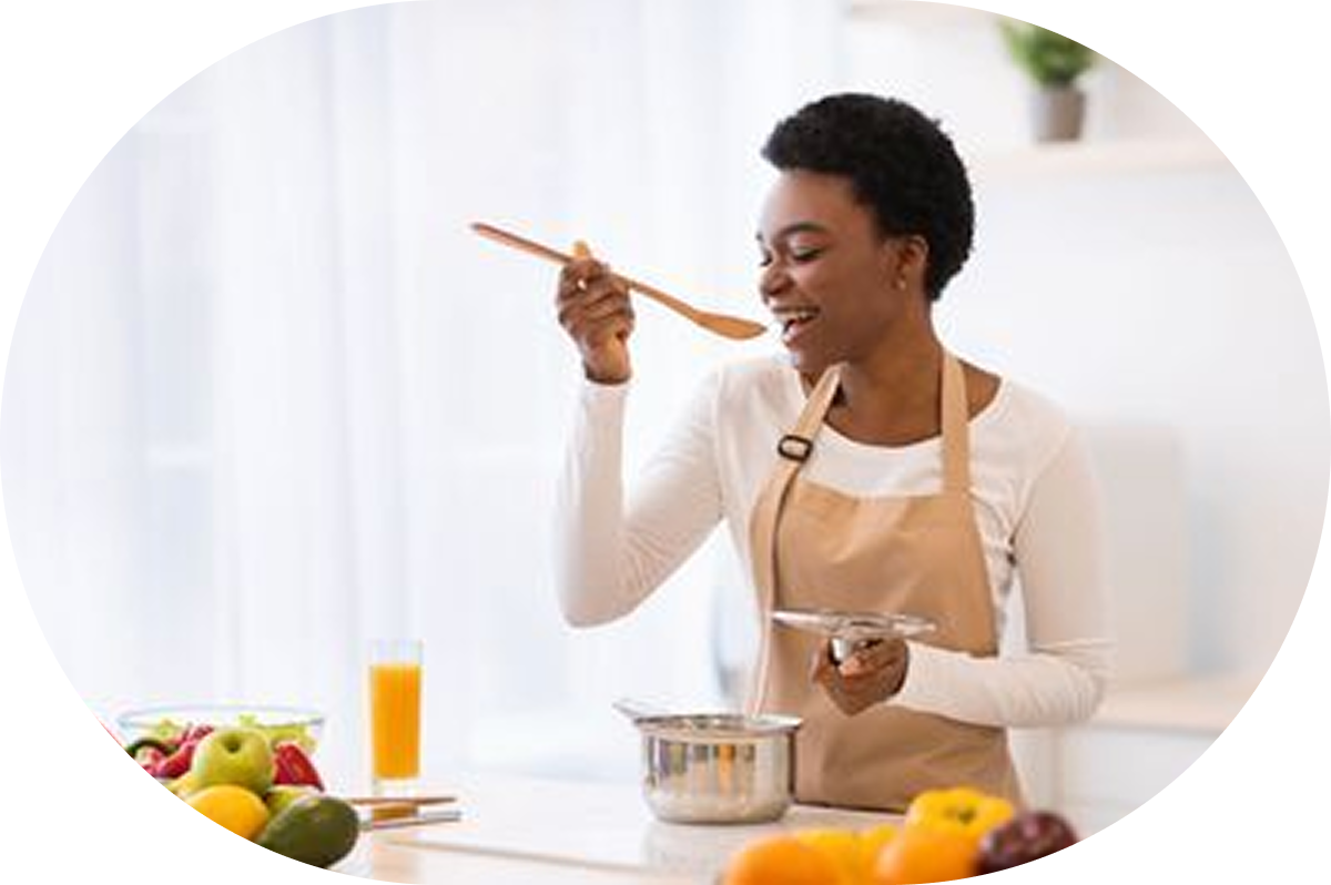 Michelle cooking